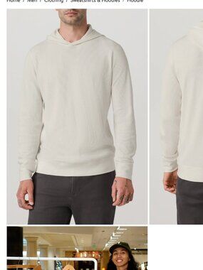 Waffle Hoodie in Marshmallow